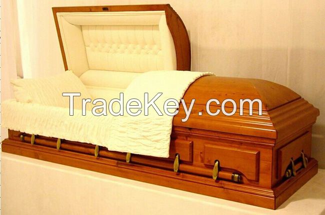 wooden casket