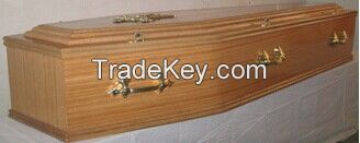 wooden coffin