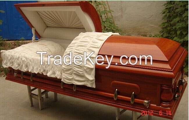 wooden casket