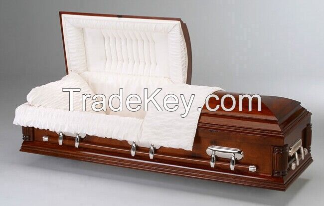 wood casket