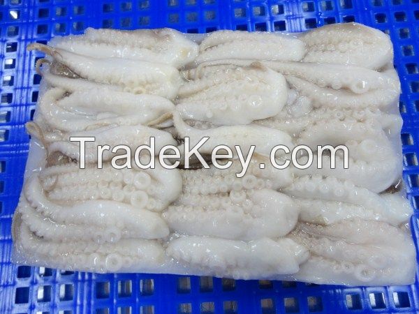 Frozen baby octopus cuts