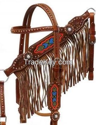 Horse Headstall and Breast Collar Set