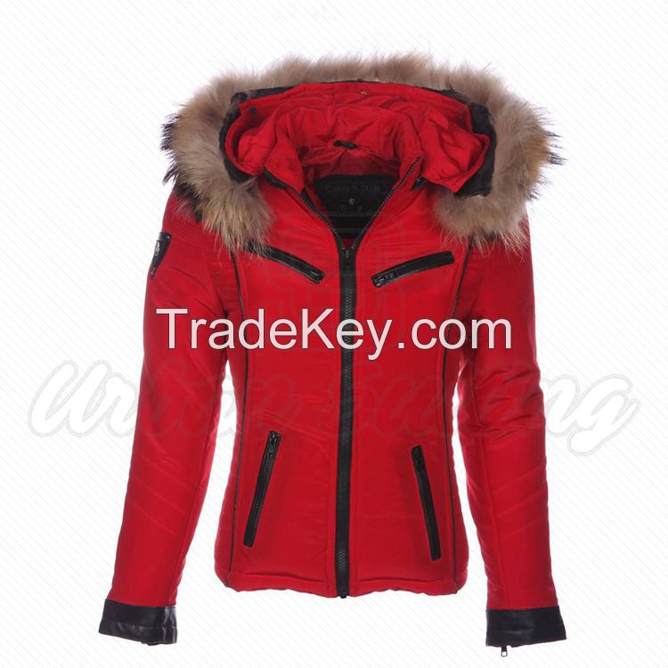 Angelina Red Textile Jacket