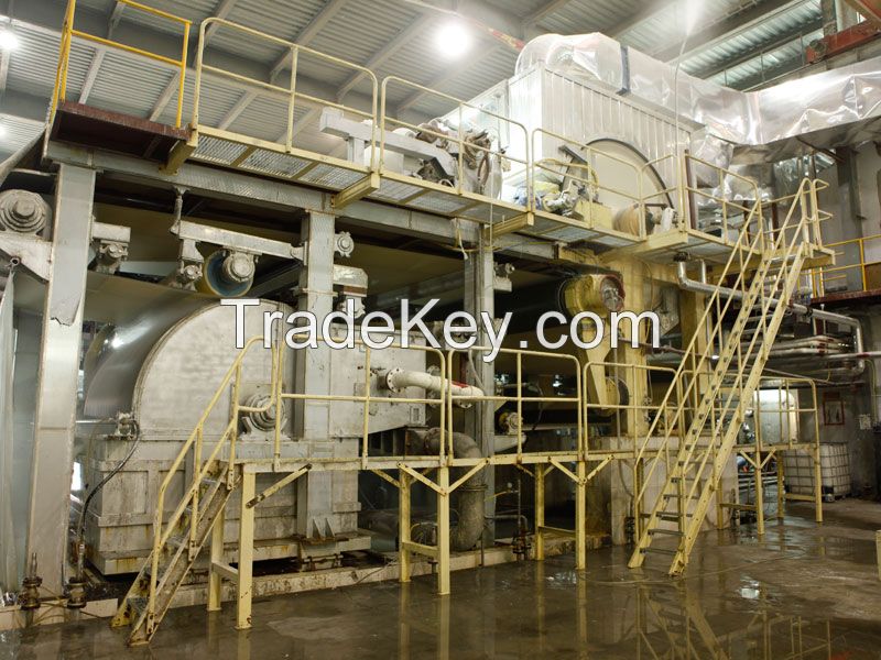 Cylinder mould tissue paper making machine