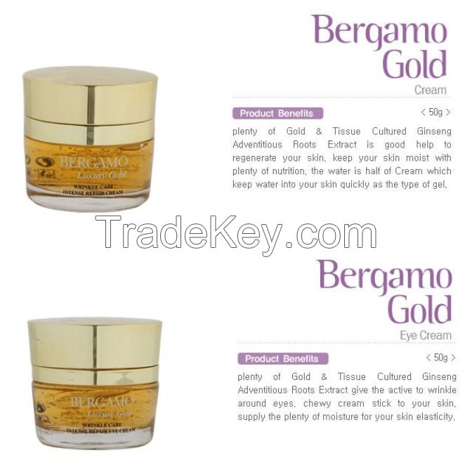 BERGAMO Gold Skin Care Set (9pcs) 