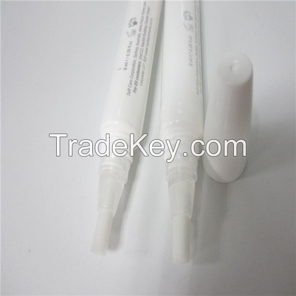 plastic tube with brush applicator