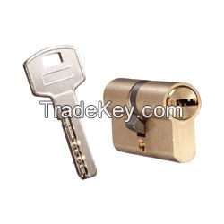 European profile cylinder brass cylinder security cylinder