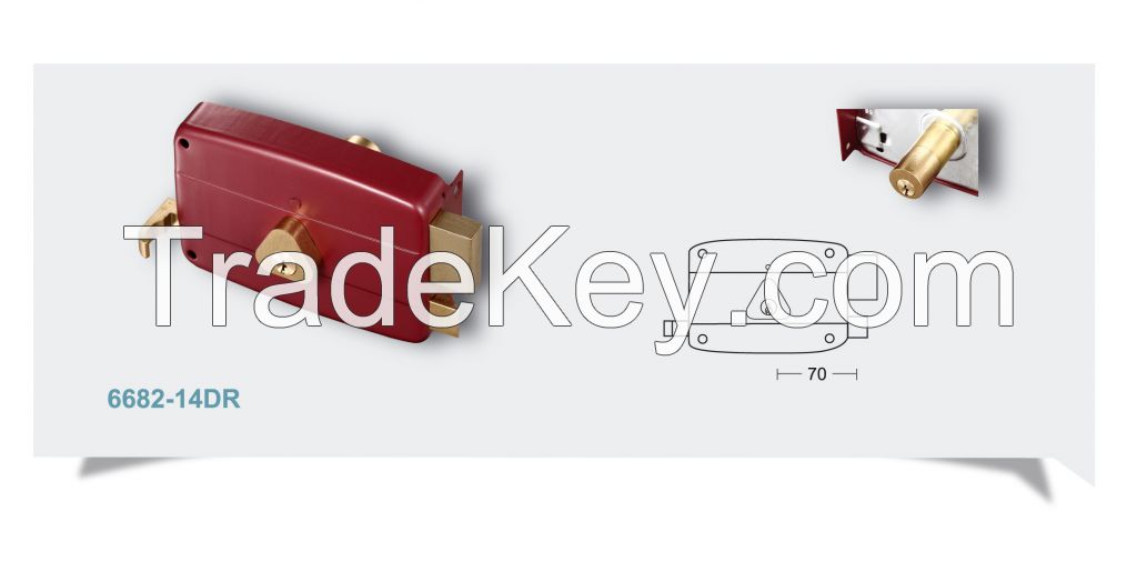 Rim Lock Cisa Lock Door Lock Security Lock Factory Price Lock Whoesale