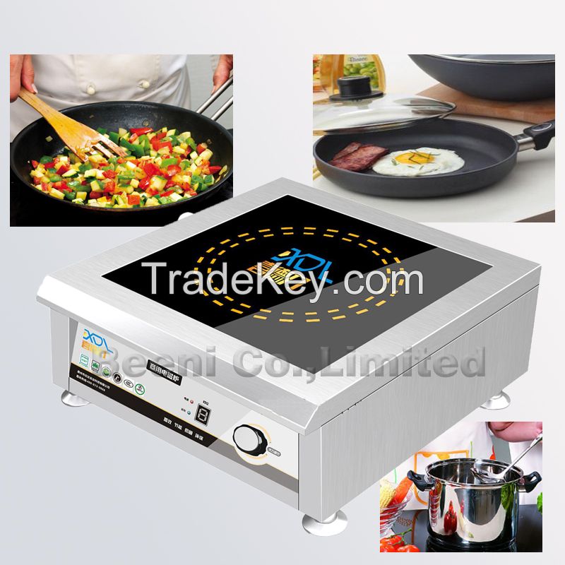   380v/3500w 50HZ hot sale concave commercial induction cooker 