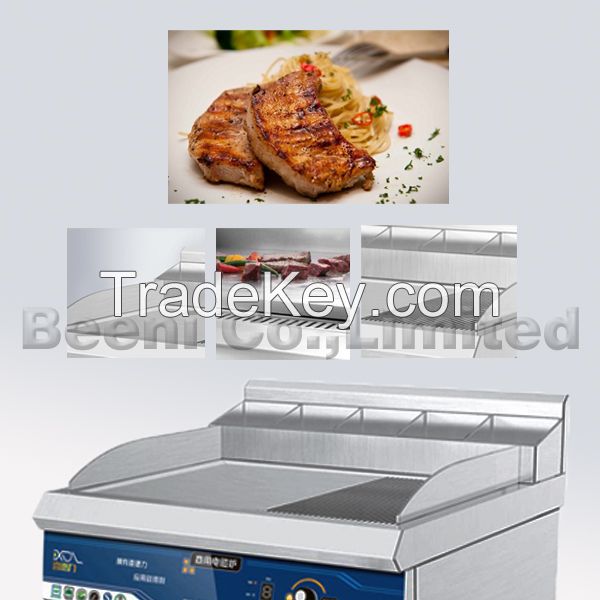 380v 8000W restaurant and hotel using commercial induction griddle