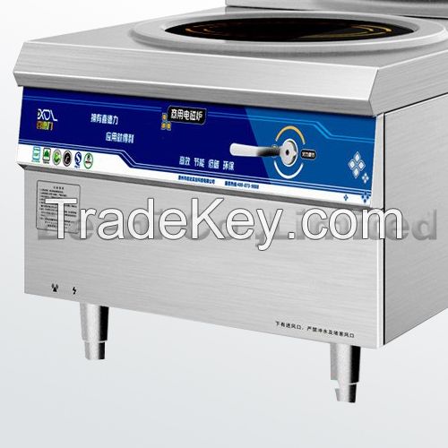 380V 8000W Restaurant heavy duty single-burner induction stock pot soup cooker