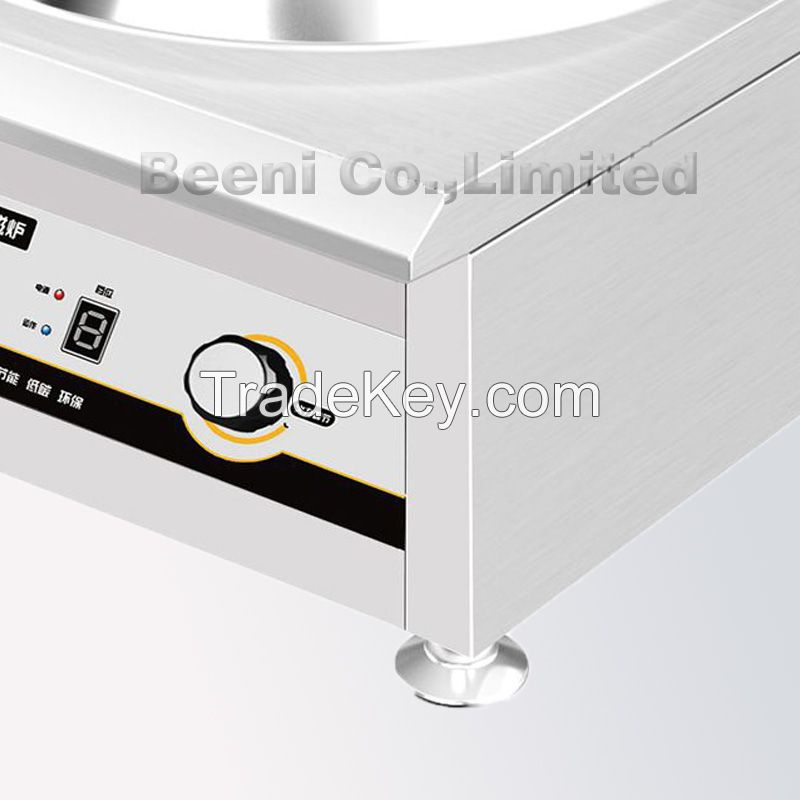 380v 3500w hot sale wok type concave commercial induction cooker