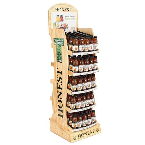 Retail store wooden display stand