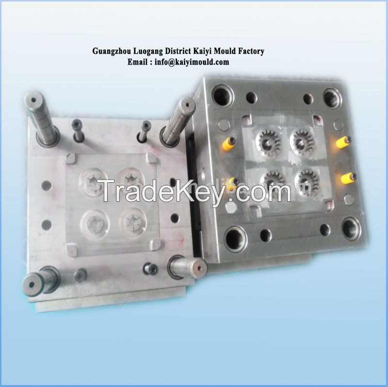 Guangzhou factory plastic injection mould for plastic gear