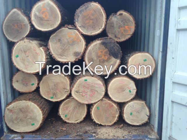 Round wood logs