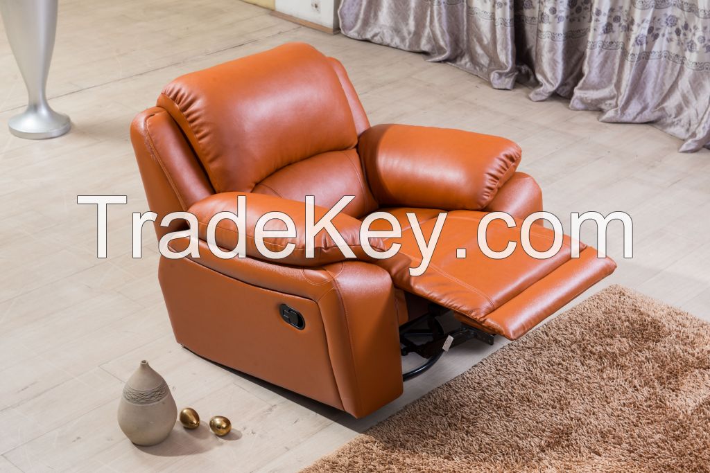 Rocker recliner chair leather sofa chair