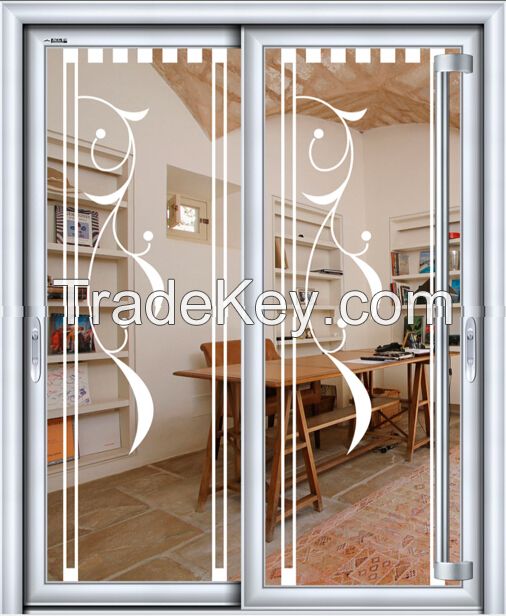 ACG brand European standard high quality aluminium framed sliding glass door