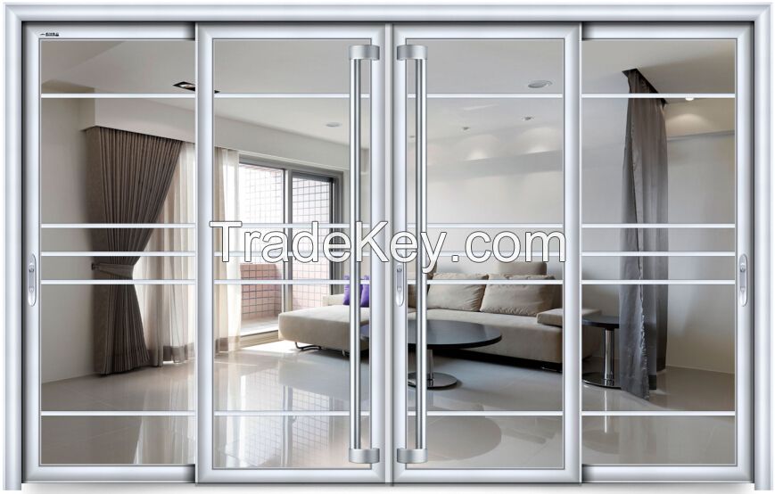 ACG brand European standard high quality aluminium framed sliding glass door