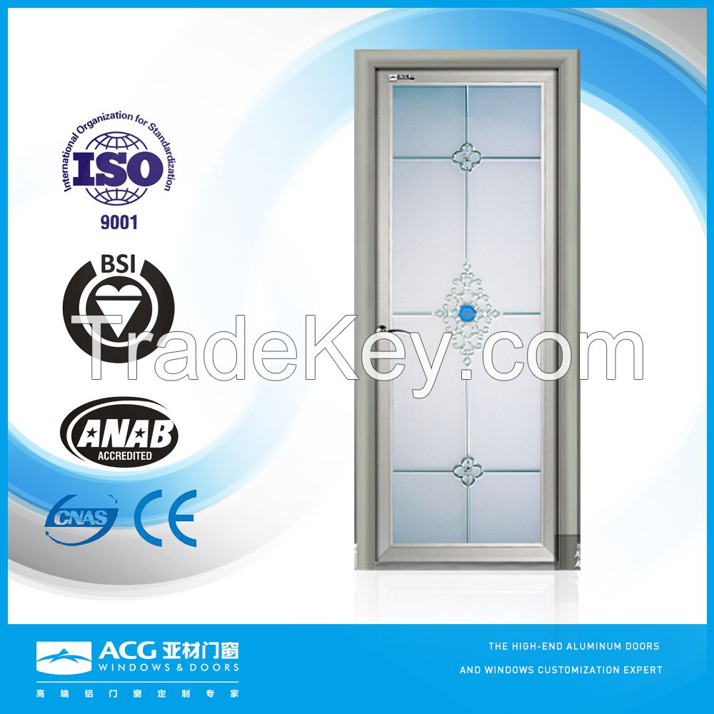 ACG brand high quality aluminium framed glass door