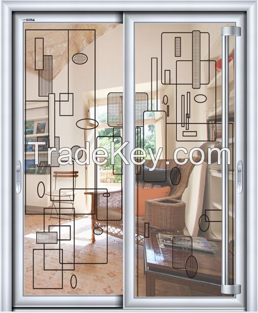 ACG brand European standard high quality aluminium framed sliding glass door