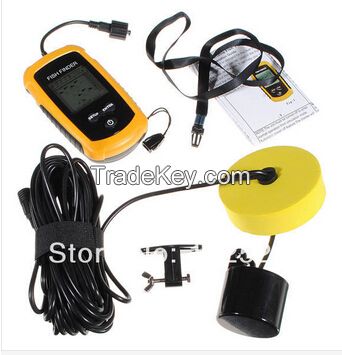 Portable Fish Finder Depth Sonar Sounder Alarm Transducer Fishfinder 100m  P7-05 