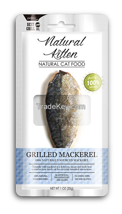 Natural Kitten - GRILLED MACKEREL