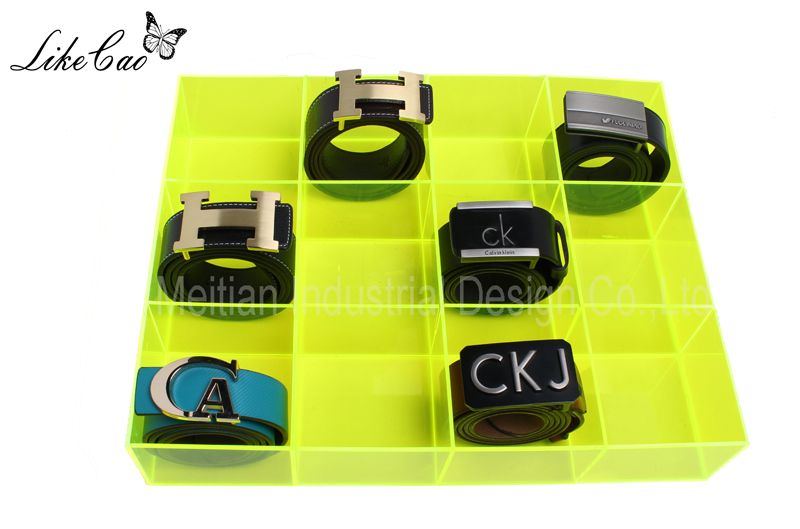 Neon color acrylic display storage box