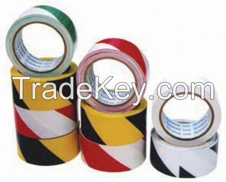 Marking warning adhesive tape