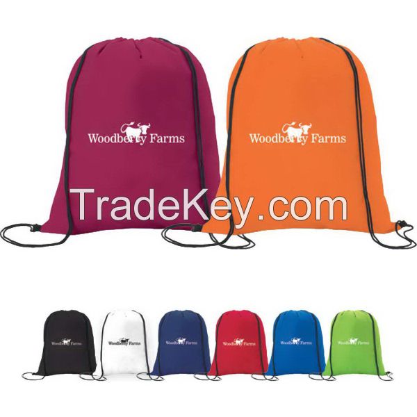 210t poyester  Drawstring Backpack