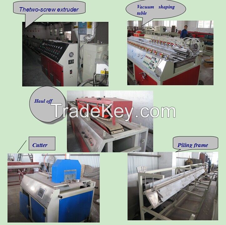 16-32mm quadruple PVC pipe production line