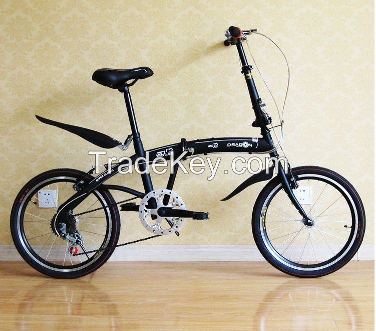 6 speed high quality 20 inch folding bicycle 2015 top selling cheap price mini folding bicycle