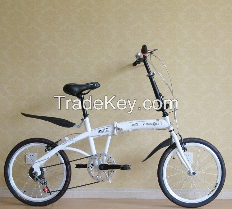 6 speed high quality 20 inch folding bicycle 2015 top selling cheap price mini folding bicycle