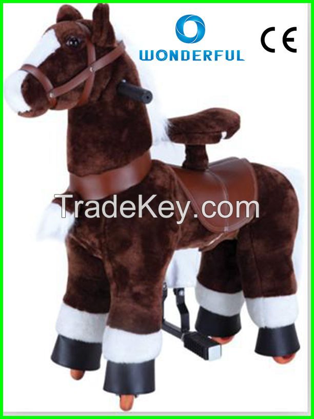 Hot sale amusement square game or park game pony toys for children