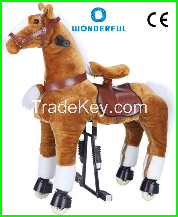 Hot sale amusement square game or park game pony toys for children