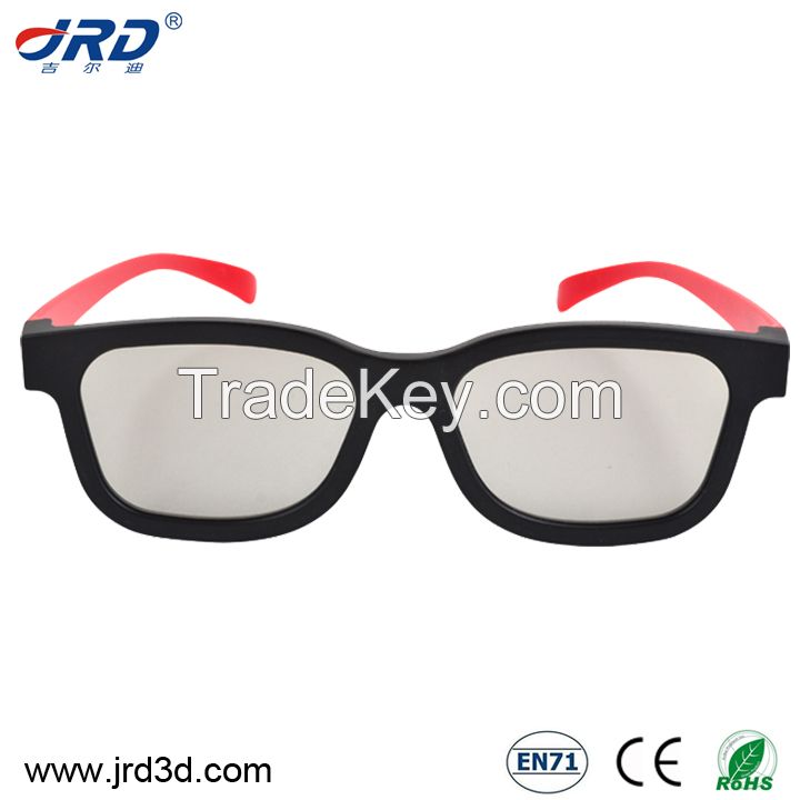 New designed plastic circular polarized 3d glasses for reald