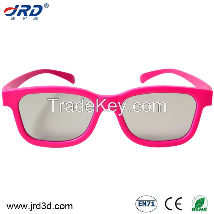 New designed plastic circular polarized 3d glasses for reald