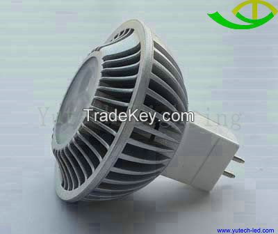 MR16 die-casting LED spotlight 5w AC/DC 12V