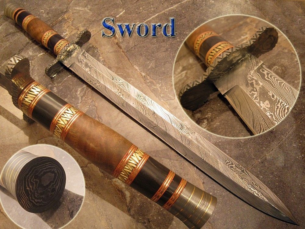 Custom Made Damascus Swrod 