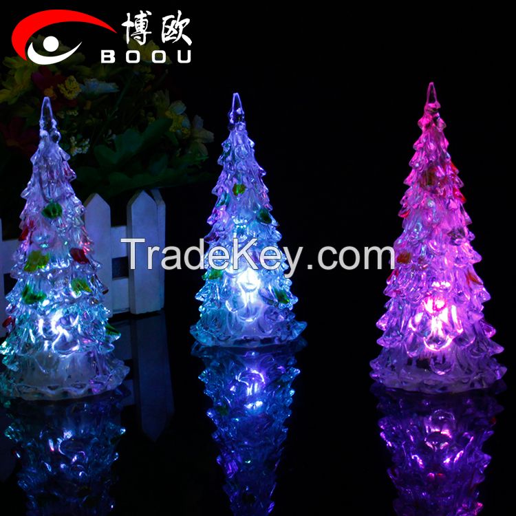 festival used led christmas tree with lighting color/2015 HOT christmas tree led night light