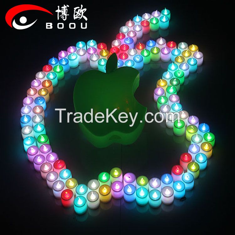 led flashing candle light