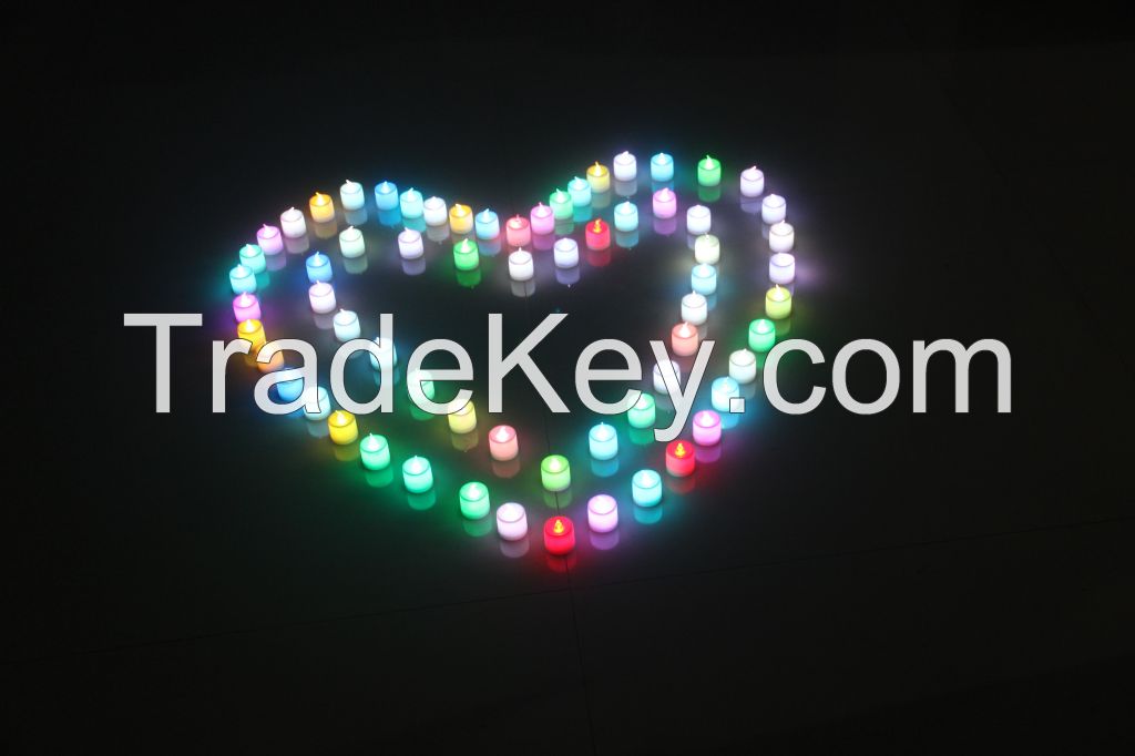 led flashing candle light