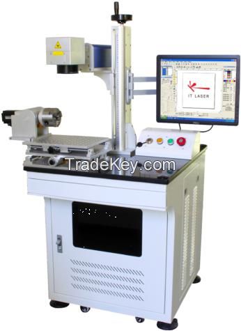 360Â° Rotating Fiber Laser Marking Machine