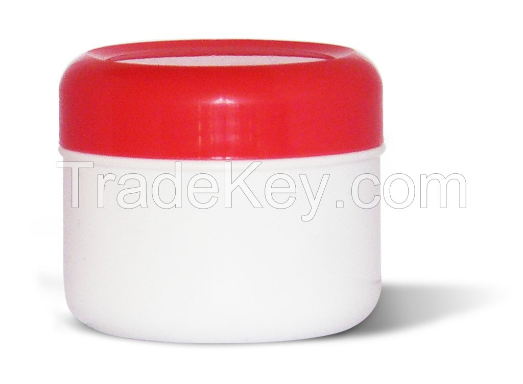 cosmetical and pharmaceutical plastic (PP) jar 75ml