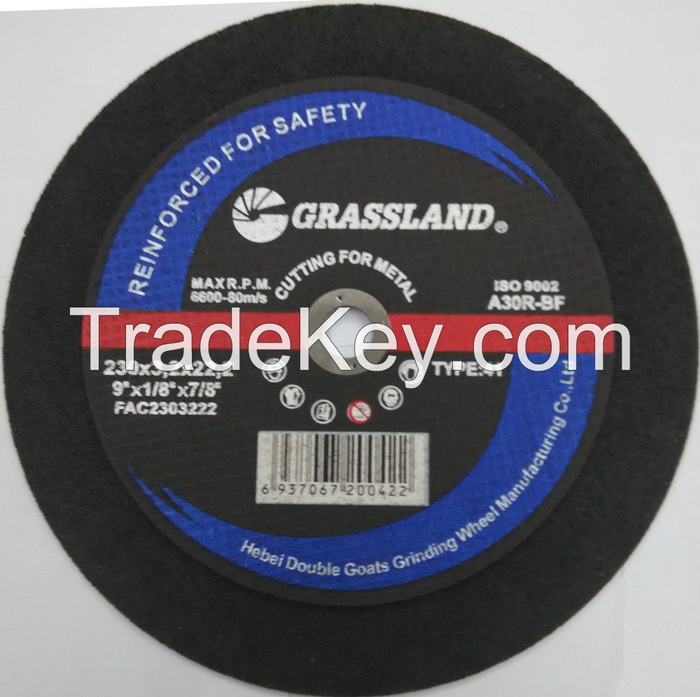 GRASSLAND 12&quot; 300X3.2X25.4 depressed center cuttig wheel for metal/steel