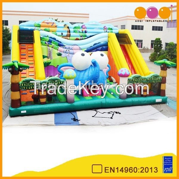 2015 new design jungle inflatable park