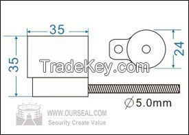 OS6018, Security seals cable seals cheapest pull tight container seals