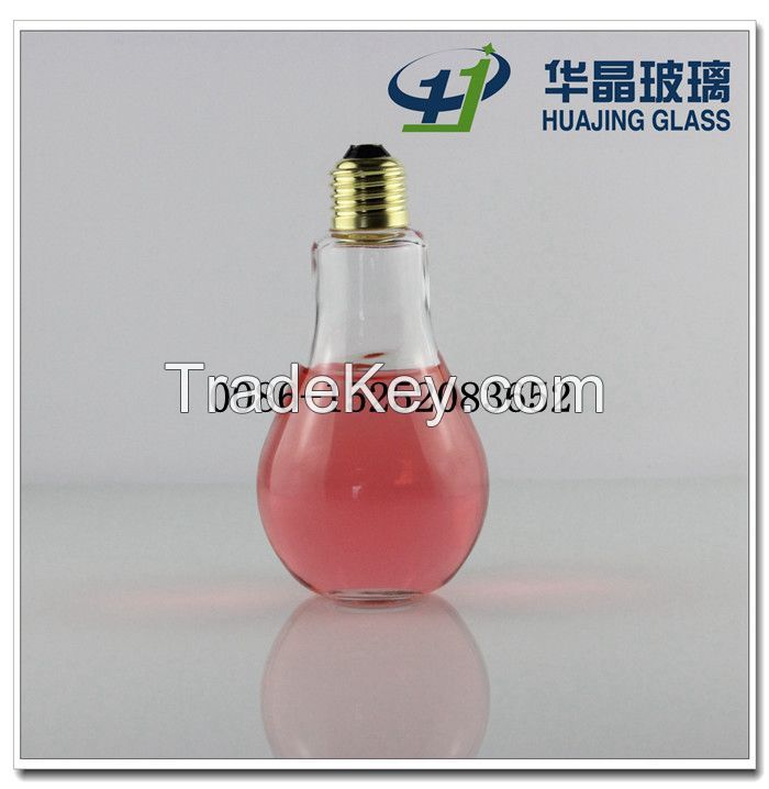 empty glass bottles 100ml 250ml 400ml glass juice bottles with metal lids