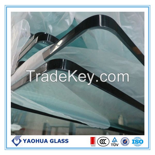 12mm thick clear toughened glass for pool fencing