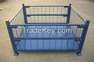 heavy duty storing storage cage , mesh container , warehoue CAGE, wire basket(FOR MARKET OR WAREHOUSE)  manufacturer direct sales high qulity and low cost