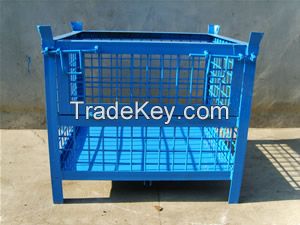 heavy duty storing storage cage , mesh container , warehoue CAGE, wire basket(FOR MARKET OR WAREHOUSE)  manufacturer direct sales high qulity and low cost